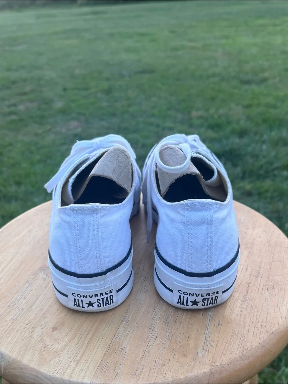 Ladies Converse Chuck Taylor All Star Platform Sneakers - Picture 4 of 7